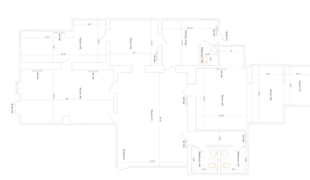 1 - Suite 2 - Ground floor layout